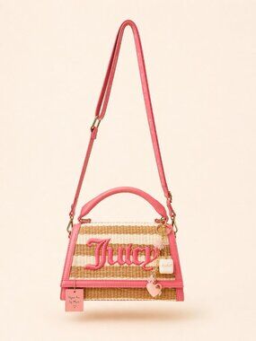 Juicy Couture Crossbody/Baguette Bag + Pepa by Murr Quartz Charm — MSRP $79